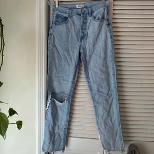 Pistola button fly straight leg jeans size 26